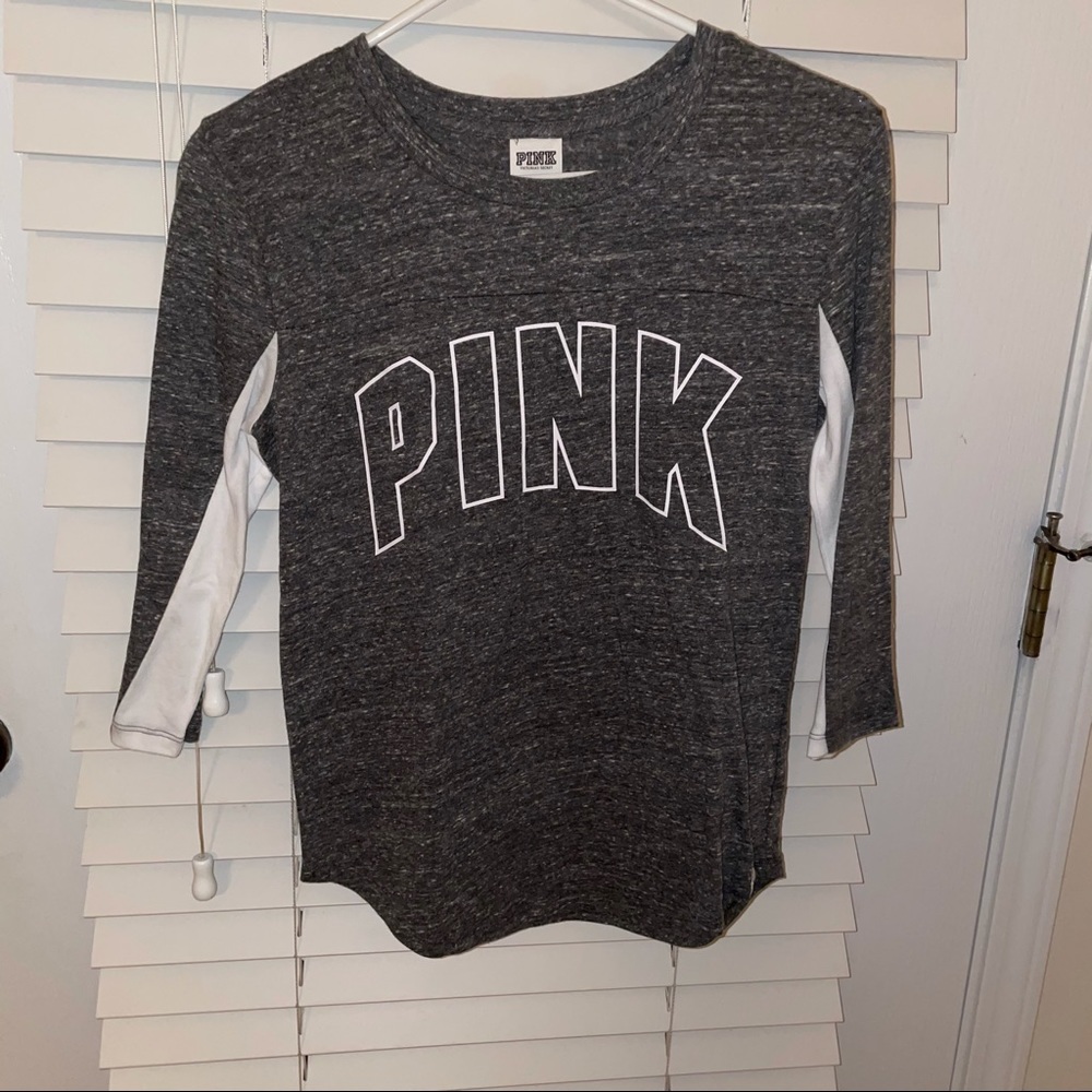 Pink 3/4 length shirt